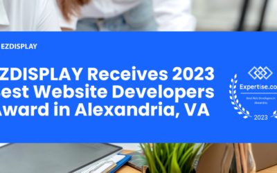 EZDISPLAY LLC Proudly Receives the “2023 Best Website Developers in Alexandria, VA” Award